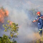 Πυρκαγιά σε αγροτοδασική έκταση στην περιοχή Κεφαλόβρυσο Λάρισας