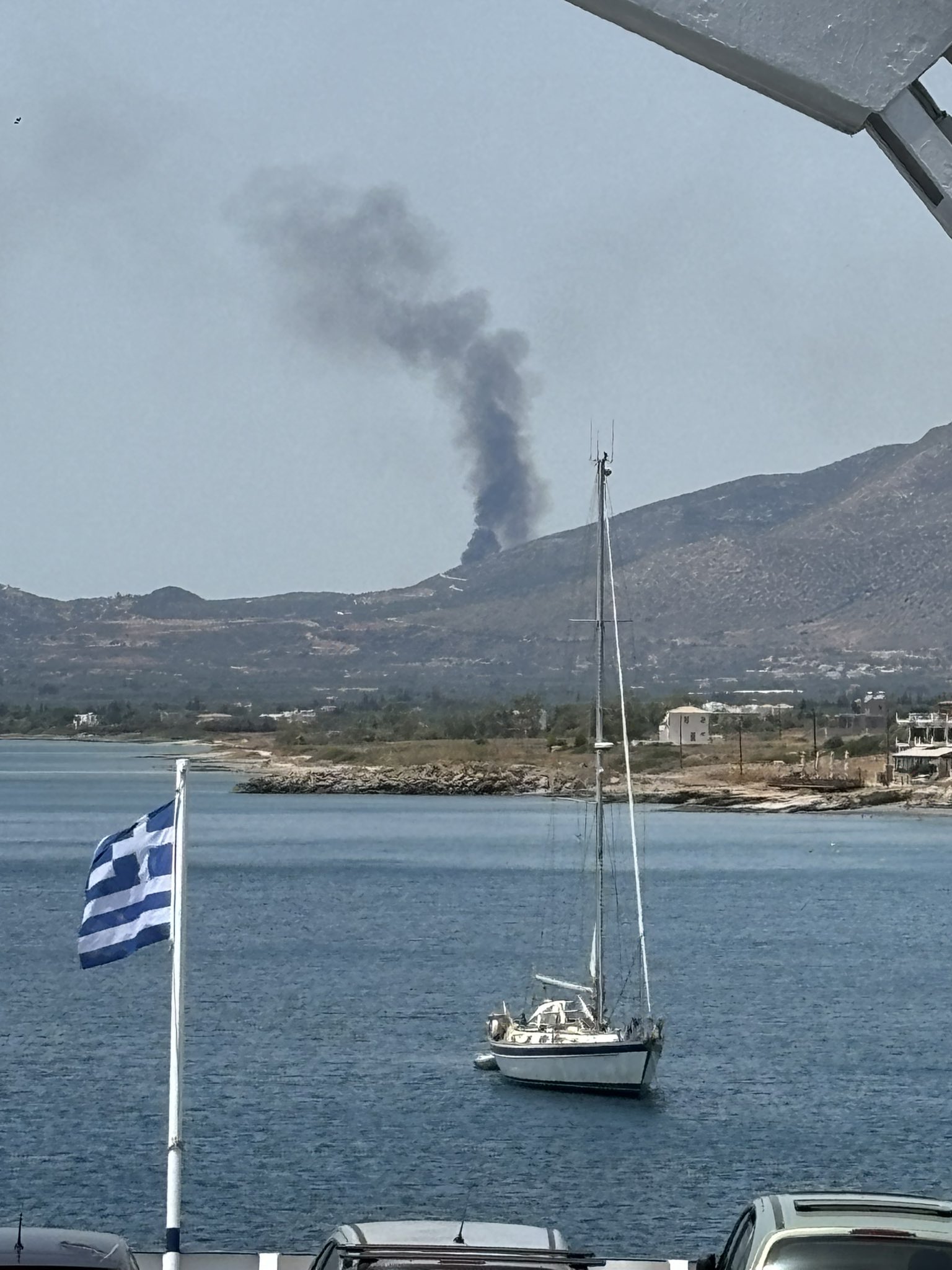 Πυρκαγιά σε δασική έκταση στην περιοχή Άγιος Ελισσαίος Λακωνίας