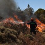 Πυρκαγιά σε αγροτοδασική έκταση στην περιοχή Μεταμόρφωση Μεσσηνίας