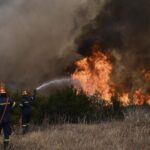 Πυρκαγιά σε αγροτοδασική έκταση στην Τριανταφυλλιά Σερρών