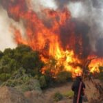 Πυρκαγιά σε χαμηλή βλάστηση στην περιοχή Κιμμέρια Ξάνθης