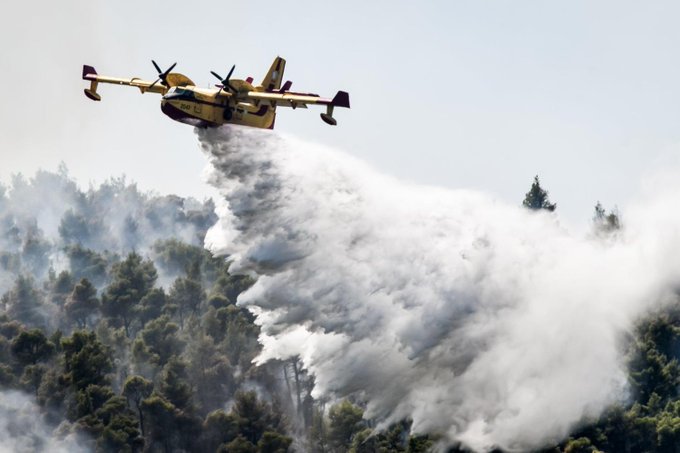 Πυρκαγιά σε δασική έκταση στην περιοχή Κακουραίικα Αρκαδίας