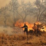 Πυρκαγιά σε δασική έκταση στην περιοχή Κρεμαστά Αγρινίου