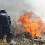 Άμεσα τέθηκε υπό μερικό έλεγχο η πυρκαγιά σε χαμηλή βλάστηση στην περιοχή Αμπελάκια Σαλαμίνας