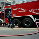 Πυρκαγιά σε εγκαταλελειμμένο κτίριο επί της οδού Ιάσονος στην Αθήνα