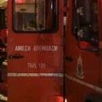 Πυρκαγιά σε χώρο συνάθροισης κοινού στη συμβολή των οδών Αγίου Μελετίου και 28ης Οκτωβρίου στην Αθήνα