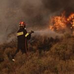 Άμεσα τέθηκε υπό μερικό έλεγχο η πυρκαγιά στην περιοχή Κάτω Μέλπεια Μεσσηνία