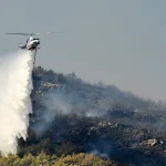 Πυρκαγιά σε δασική έκταση στην περιοχή Ράγιο Θεσπρωτίας