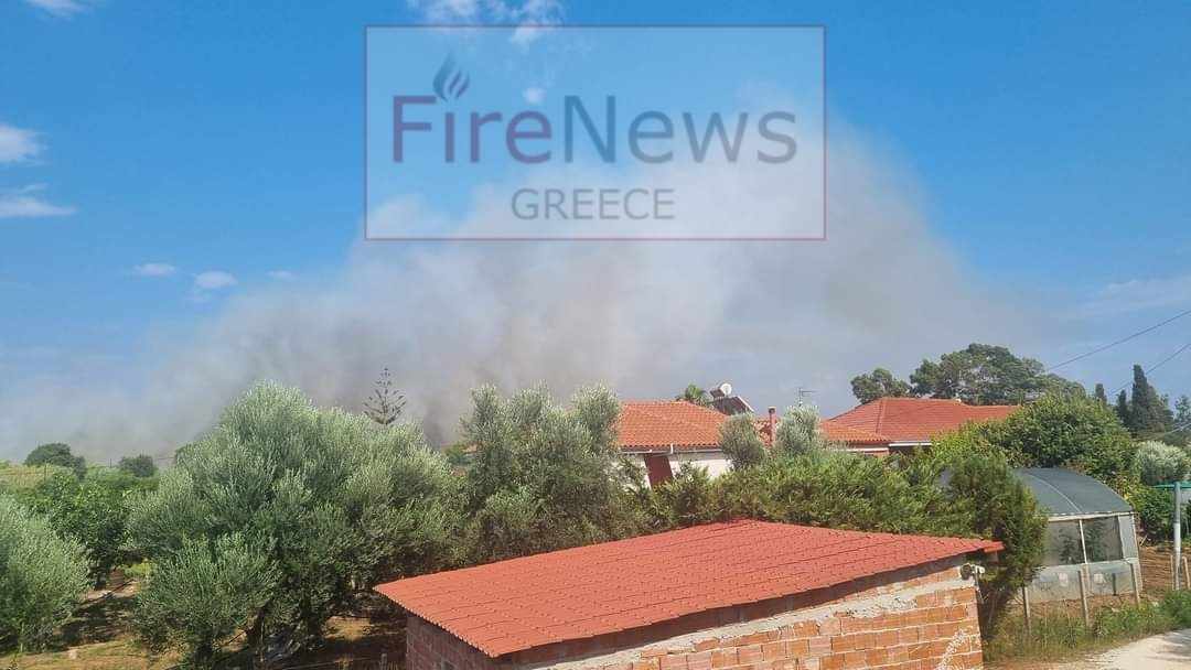 Πυρκαγιά σε χαμηλή βλάστηση στην Πρέβεζα