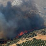 Πυρκαγιά σε δασική έκταση στην περιοχή Πλαίσιο Φιλιατών Θεσπρωτίας