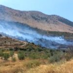 Πυρκαγιά σε δασική έκταση στην περιοχή Βαχός Λακωνία