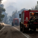 Πυρκαγιά σε δασική έκταση στην περιοχή Μπούγια Δροσοπηγής Ιωαννίνων