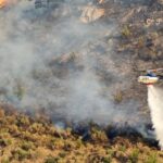 Πυρκαγιά σε δασική έκταση στην περιοχή Άγιος Κοσμάς Καβάλας