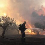 Πυρκαγιά σε δασική έκταση στην περιοχή Βαδίστρα Ιωαννίνων