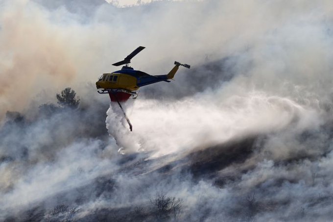 Πυρκαγιά σε δασική έκταση στη Λυκουρία Καλαβρύτων Αχαΐας