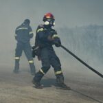 Πυρκαγιά σε χαμηλή βλάστηση στην περιοχή Βρονταμάς Λακωνίας