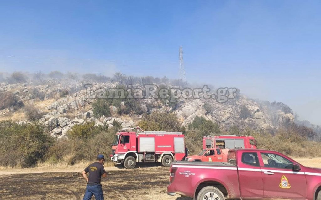 Πυρκαγιά σε αγροτοδασική έκταση στην περιοχή Κοκκινόβραχος Φθιώτιδας