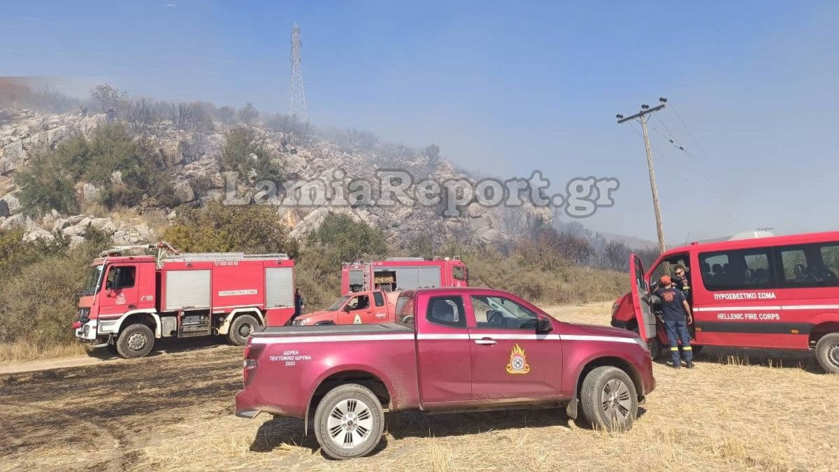 Πυρκαγιά σε αγροτοδασική έκταση στην περιοχή Κοκκινόβραχος Φθιώτιδας