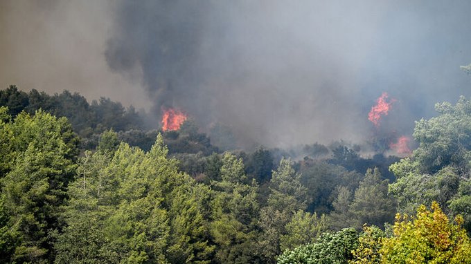 Πυρκαγιά σε χορτολιβαδική έκταση στην περιοχή Πηγάδια Αιτωλοακαρνανίας