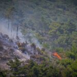 Πυρκαγιά σε χαμηλή βλάστηση στην περιοχή Λεσινίου Αιτωλοακαρνανίας