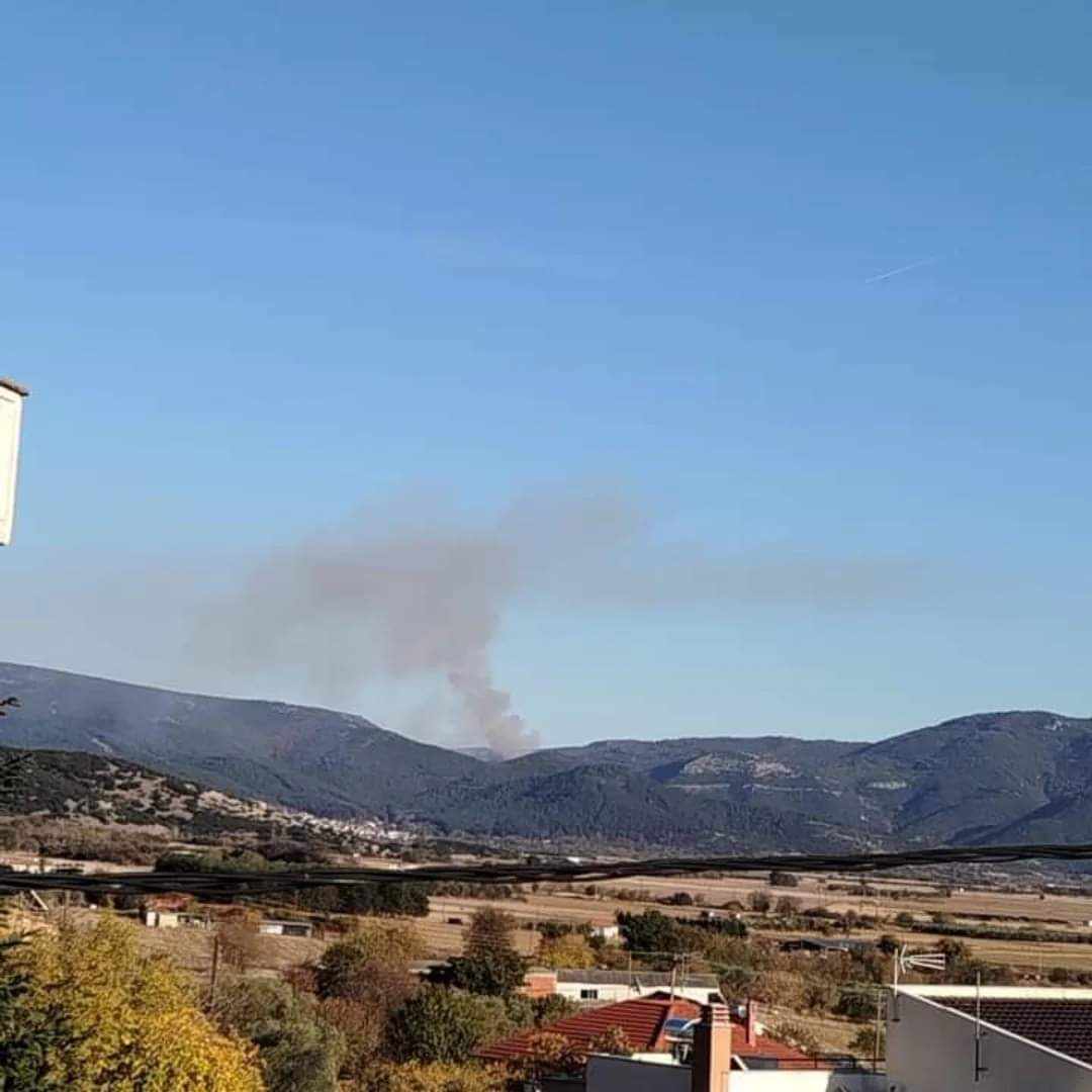 Πυρκαγιά σε αγροτοδασική έκταση στην περιοχή Παλαιά Καβάλα