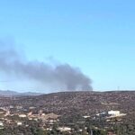 Πυρκαγιά σε χώρο ανακύκλωσης οχημάτων επί της Λεωφόρου Αγίας Μαρίνας στο Κορωπί