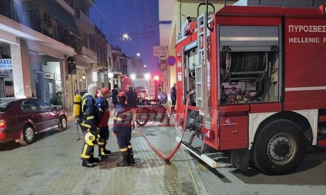 Πυρκαγιά σε καμινάδα του καταστήματος στην Πάτρα