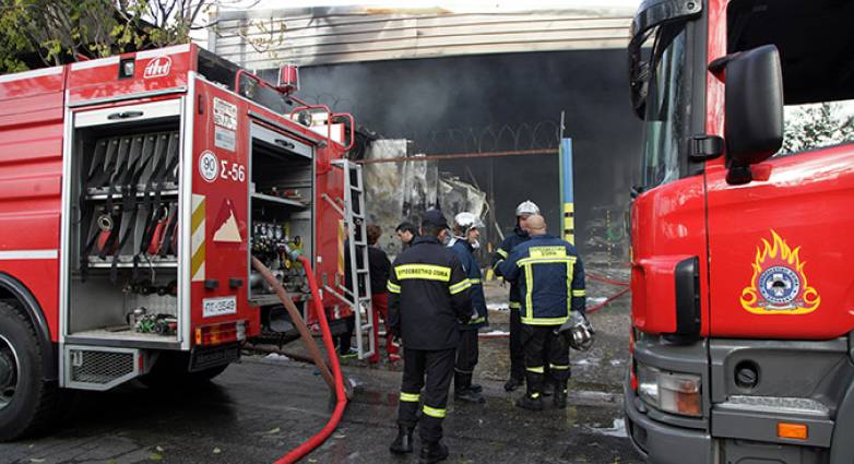 Πυρκαγιά σε αγροτική αποθήκη στην περιοχή Σιδηροχώρι Έβρου