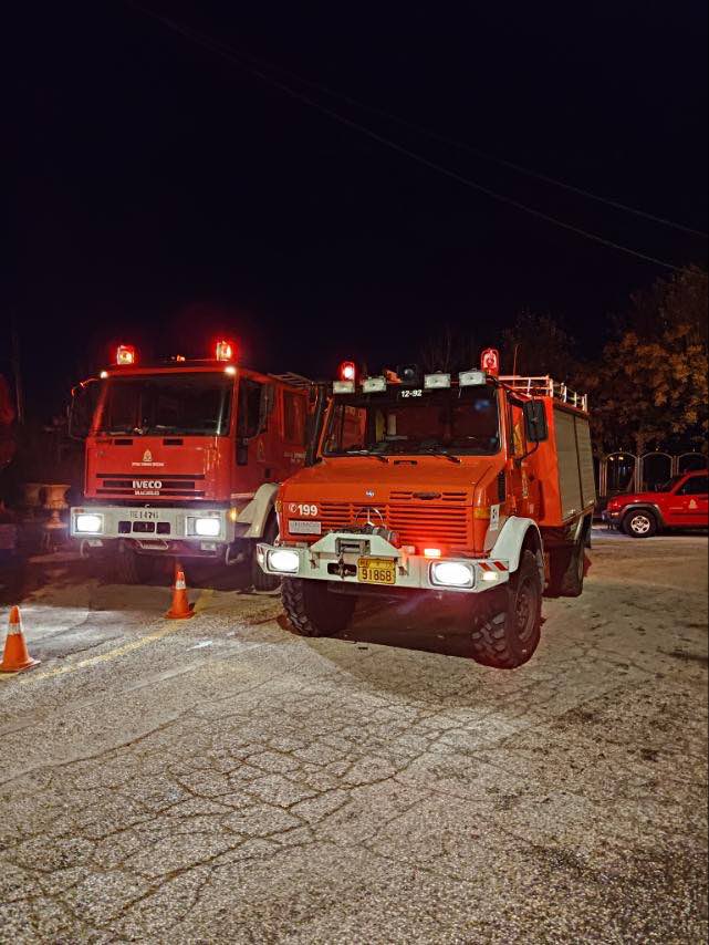 Πυρκαγιά σε καφετέρια στην Πλατεία Αγίας Τριάδος στην Πεντέλη