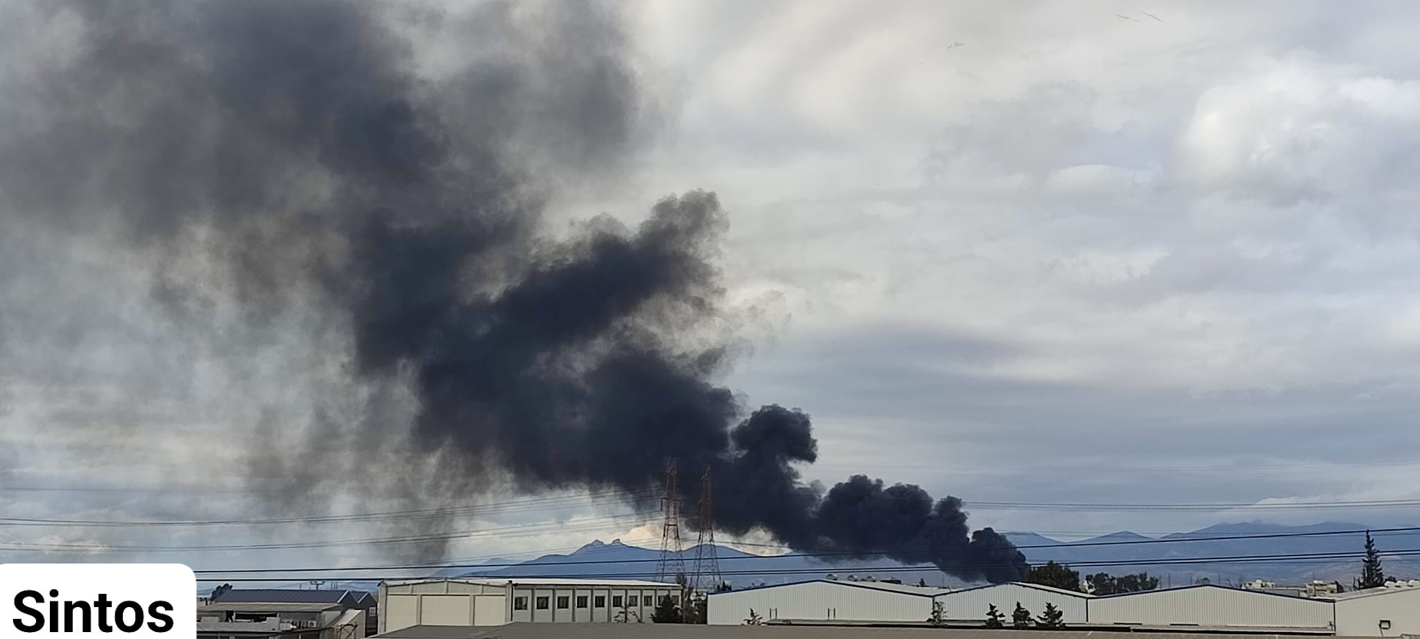 Πυρκαγιά σε υπαίθριο χώρο επί της οδού Αγίου Γεωργίου στον Ασπρόπυργο