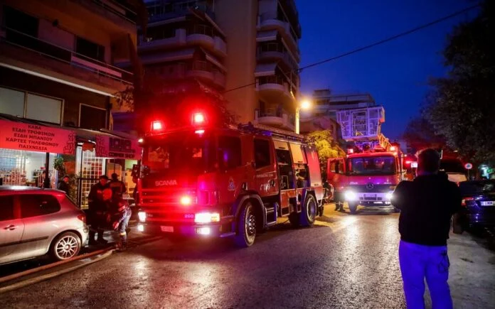 Πυρκαγιά σε διαμέρισμα επί της οδού Διογένους στο Ηράκλειο Κρήτης