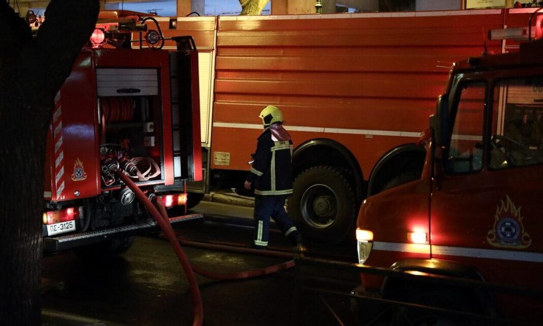 Πυρκαγιά σε χώρο καταστήματος στην Αγκαθιά Ημαθίας