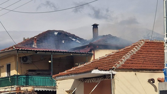 Πυρκαγιά σε κεραμοσκεπή οικία στην περιοχή Καστανιές Έβρου